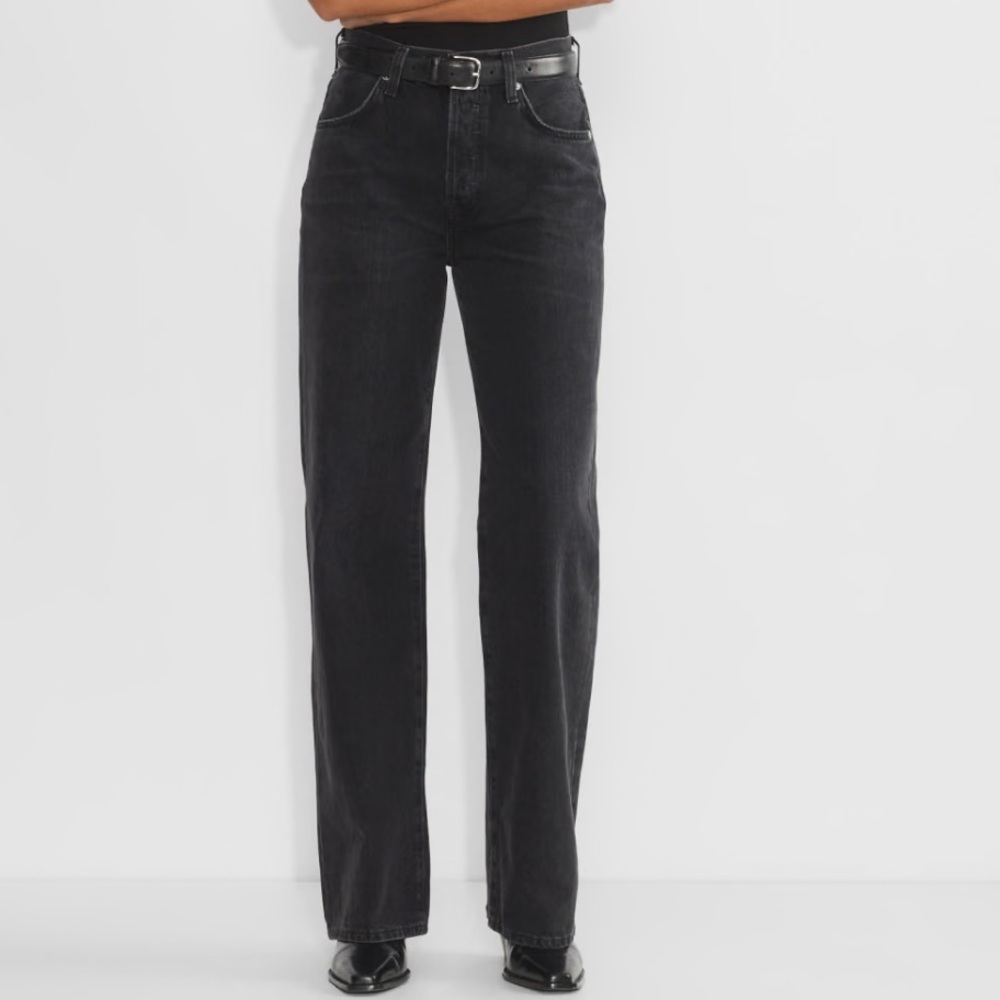 Aritzia citizens of humanity color Prophecy black Annina Jean